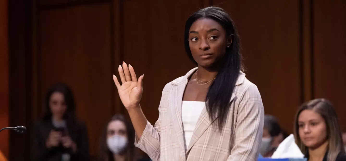 Simone talked of the 'scars' left behind from Nassar's abuse (