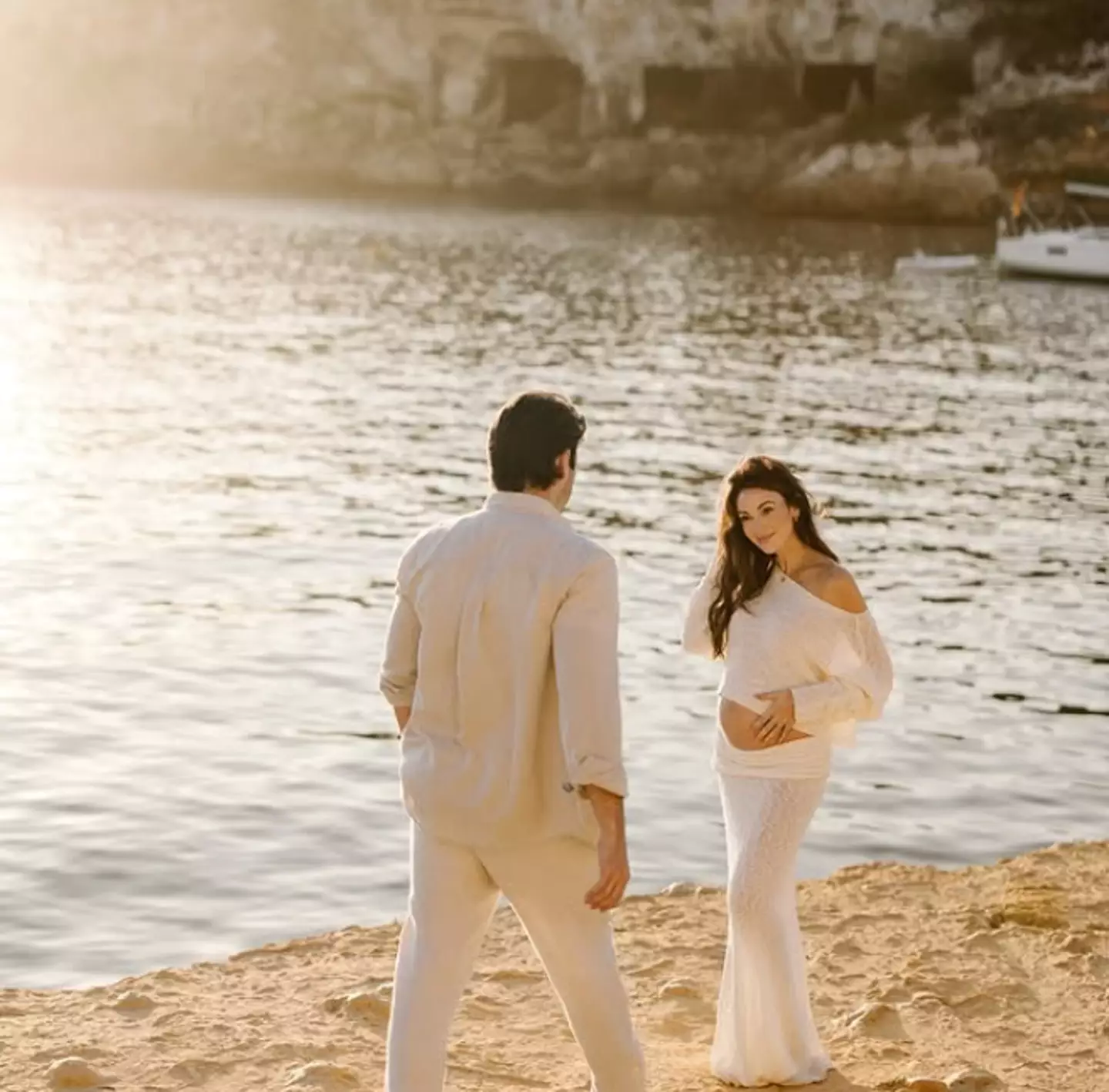 They announced the pregnancy at the start of the year (Instagram/@michellekeegan)