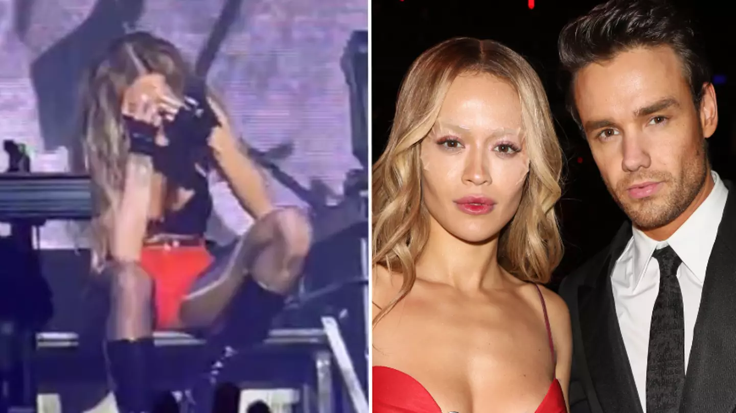 Rita Ora breaks down on stage after singing song she recorded with Liam Payne