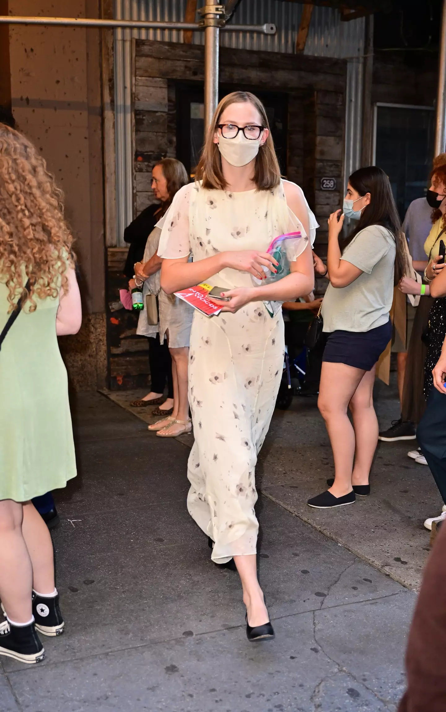 Violet has been wearing masks in public since 2020 (James Devaney/GC Images)