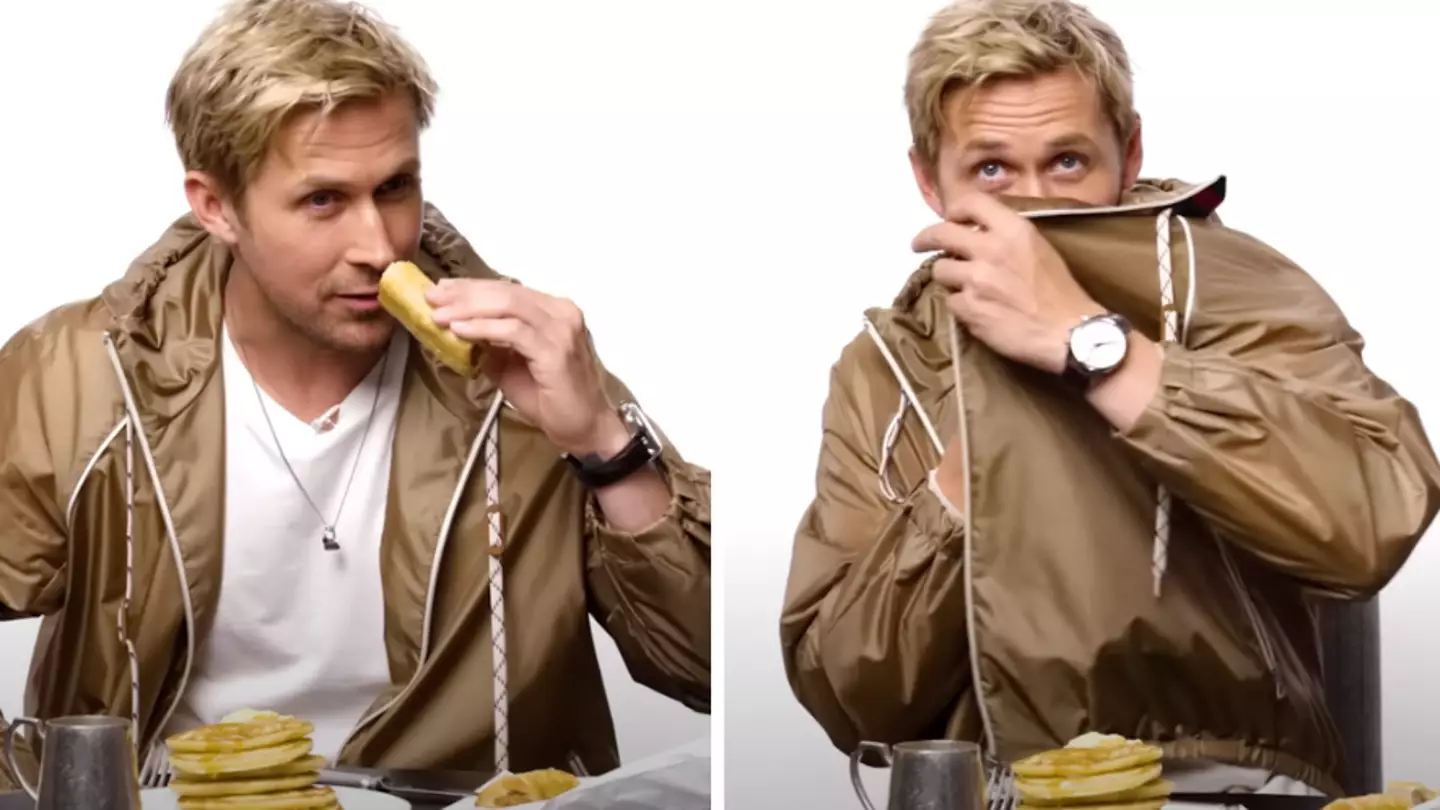 Hilarious Moment Ryan Gosling Tries Greggs Sausage Roll For The First Time