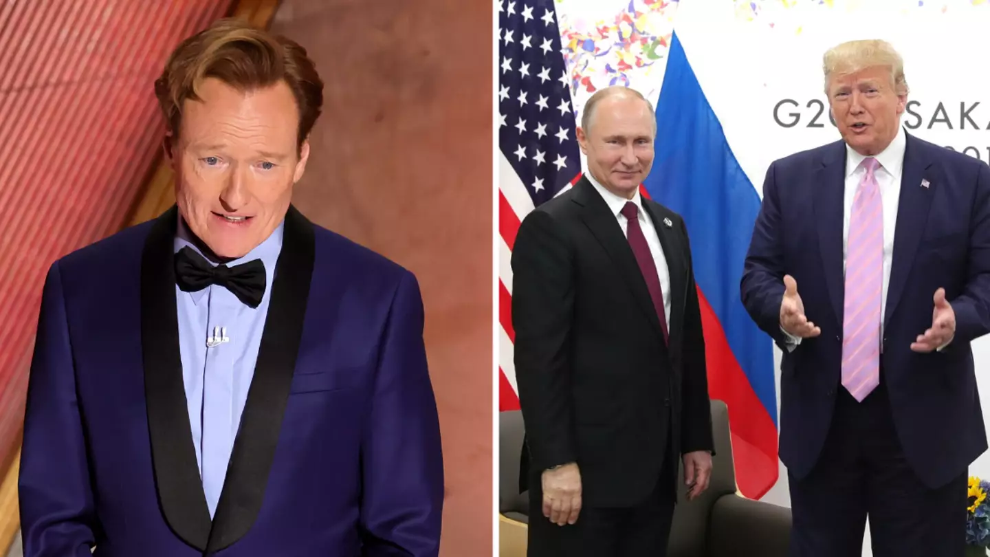 Conan O'Brien takes aim at Donald Trump with risky comment that references Putin