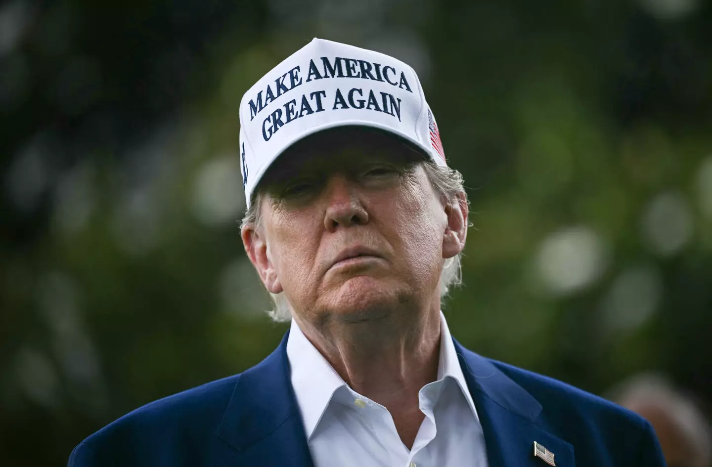 Trump previously hinted at the possibility of World War III (BRENDAN SMIALOWSKI/AFP via Getty Images)