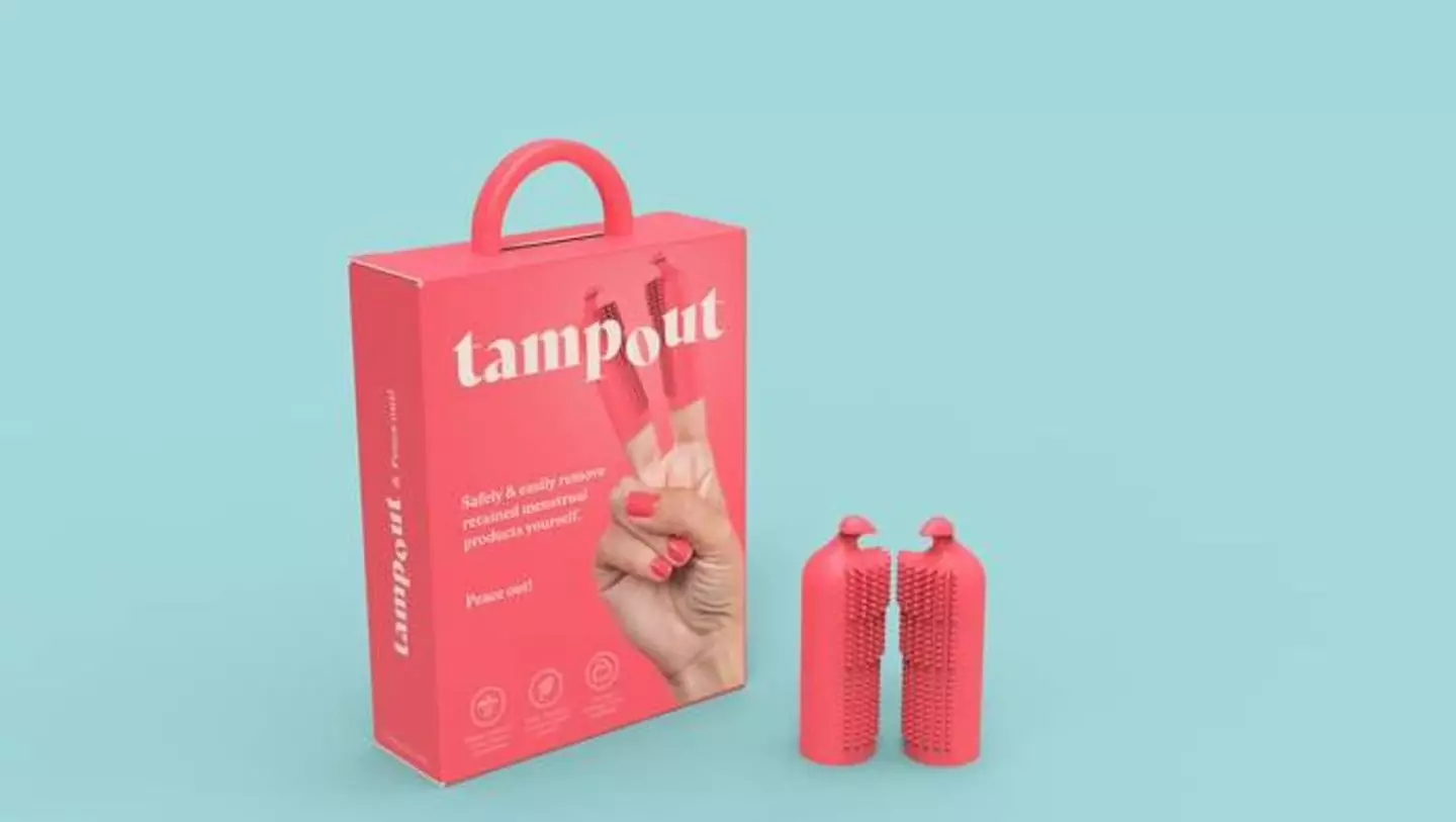 Tampout is engineered to help people with periods remove products (Tampout)