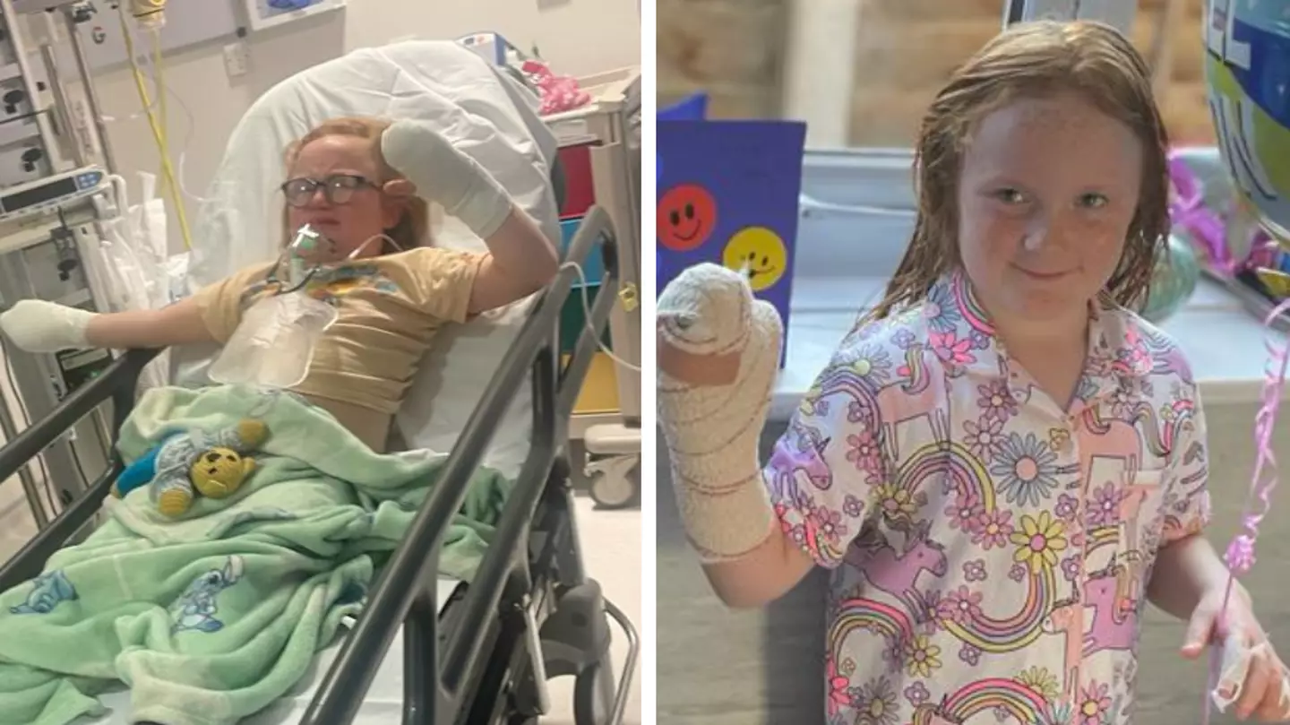 Mum left ‘heartbroken’ after daughter loses six fingers in freak fly-tip accident