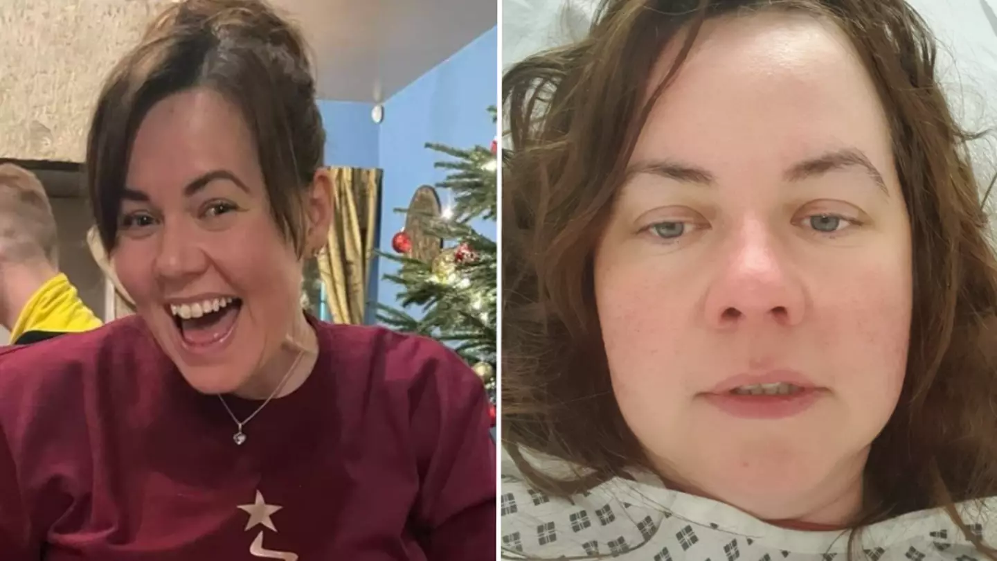 Mum, 42, diagnosed with brain tumour after being told migraines were ‘due to menopause’