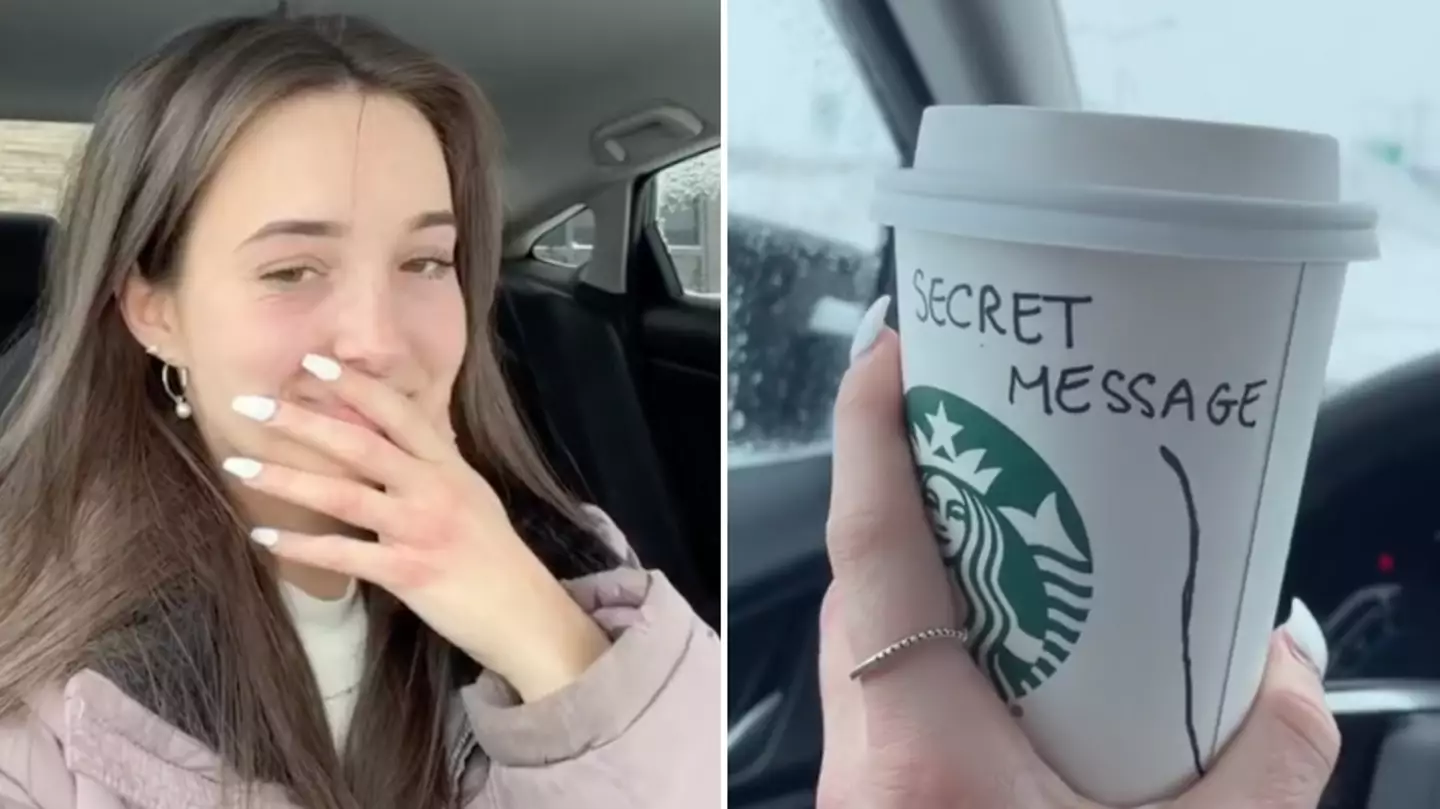 Woman mortified after finding flirty message from Starbucks barista written on her cup