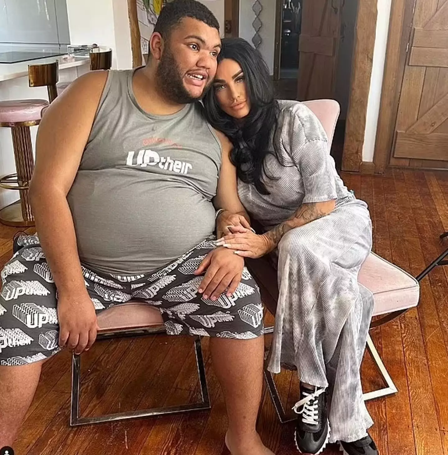 Harvey Price pictured with his mum, Katie Price.