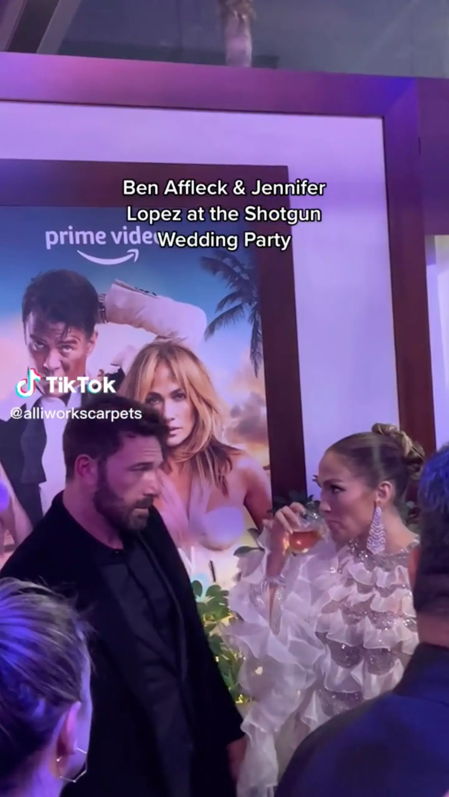 Jennifer and Ben were spotted at the event.