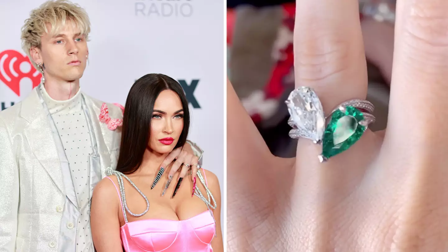 Machine Gun Kelly designed Megan Fox's engagement ring to physically hurt her if she ever took it off
