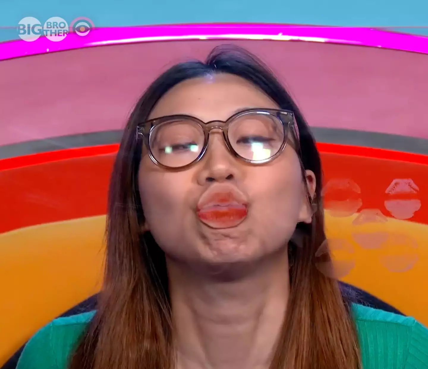 The housemates got down and dirty during the kiss challenge.