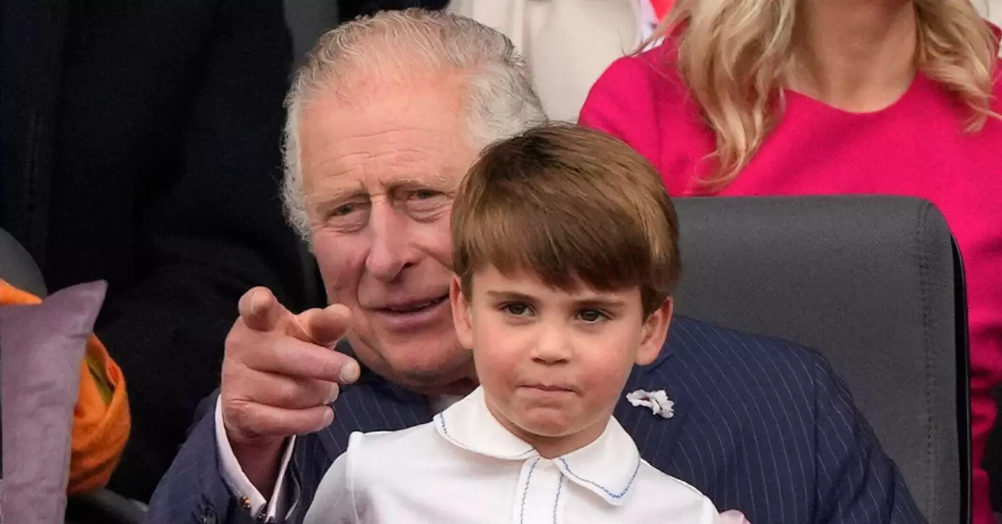 Prince Louis was particularly cheeky at Sunday's events. (