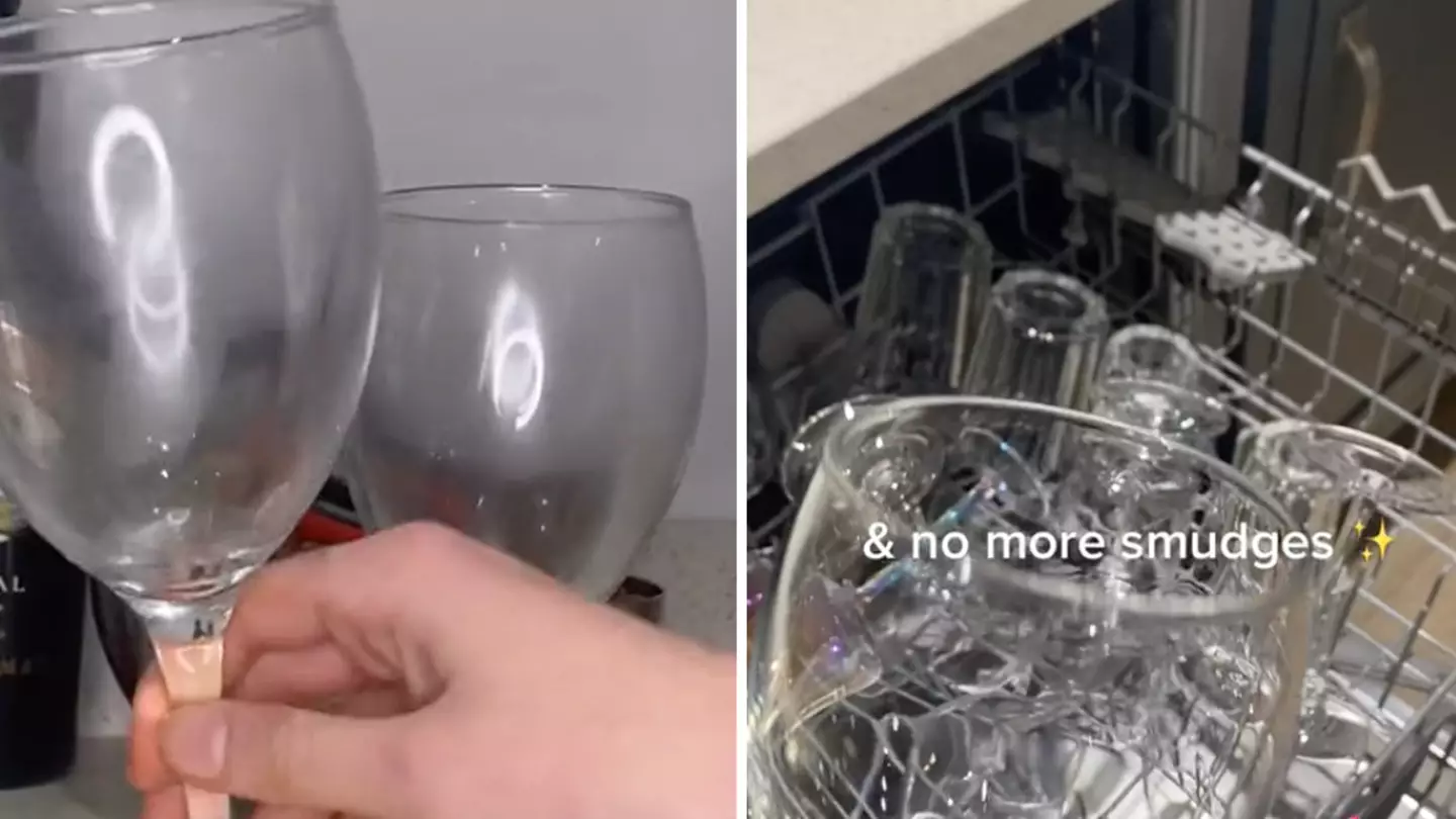 Woman praised for simple trick to clean cloudy glasses