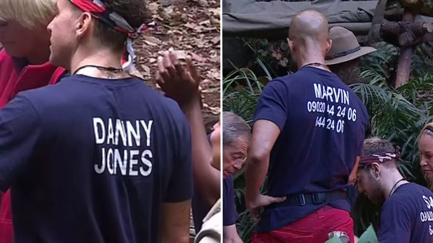 Why I'm A Celeb campmates no longer have their phone numbers on back of t-shirts