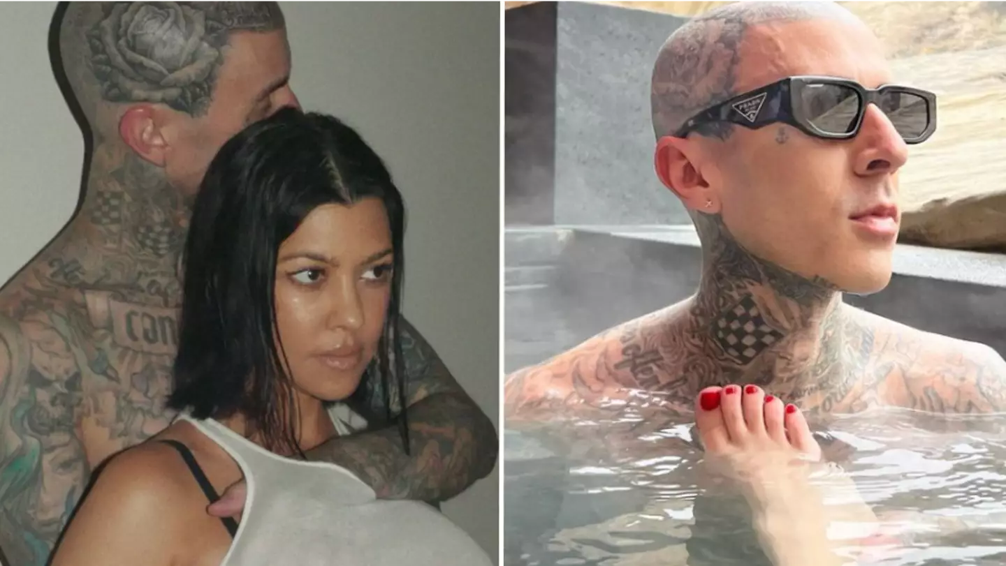 Kourtney Kardashian fans grossed out after Travis Barker reveals exact location baby Rocky was conceived