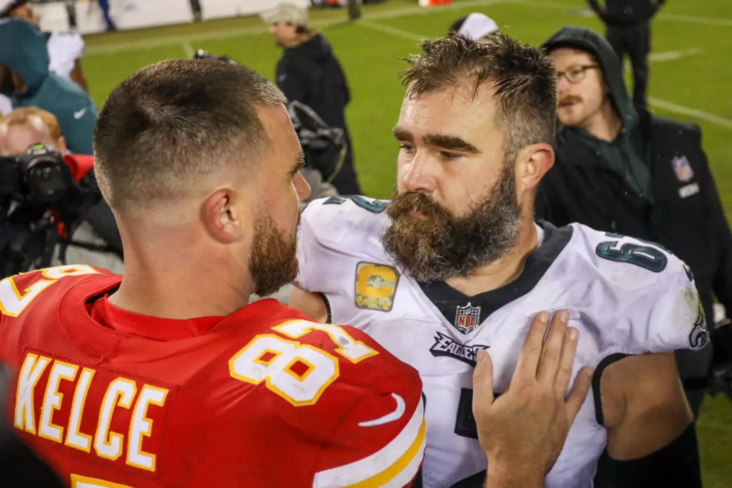 The brothers are both NFL players. (Scott Winters/Icon Sportswire via Getty Images)