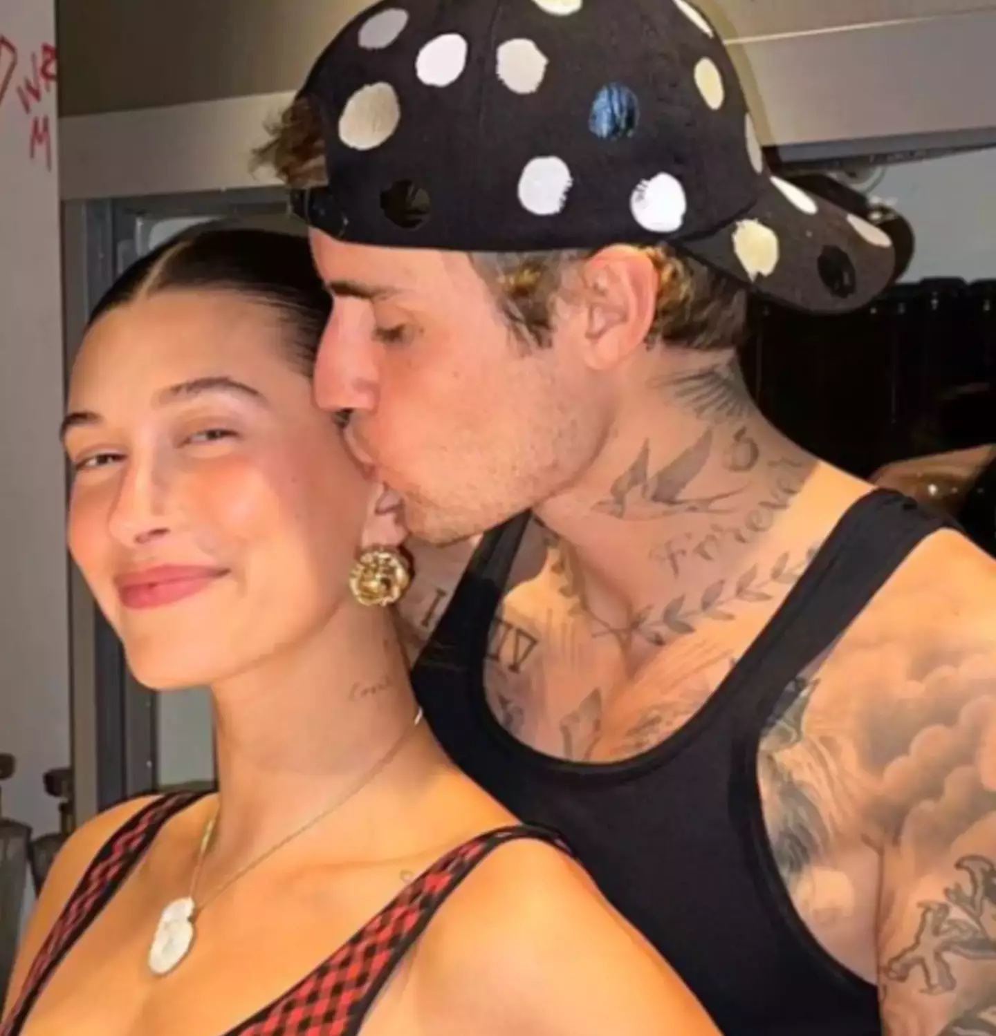 Justin and Hailey Bieber announced the news last week. (Instagram/@haileybieber)