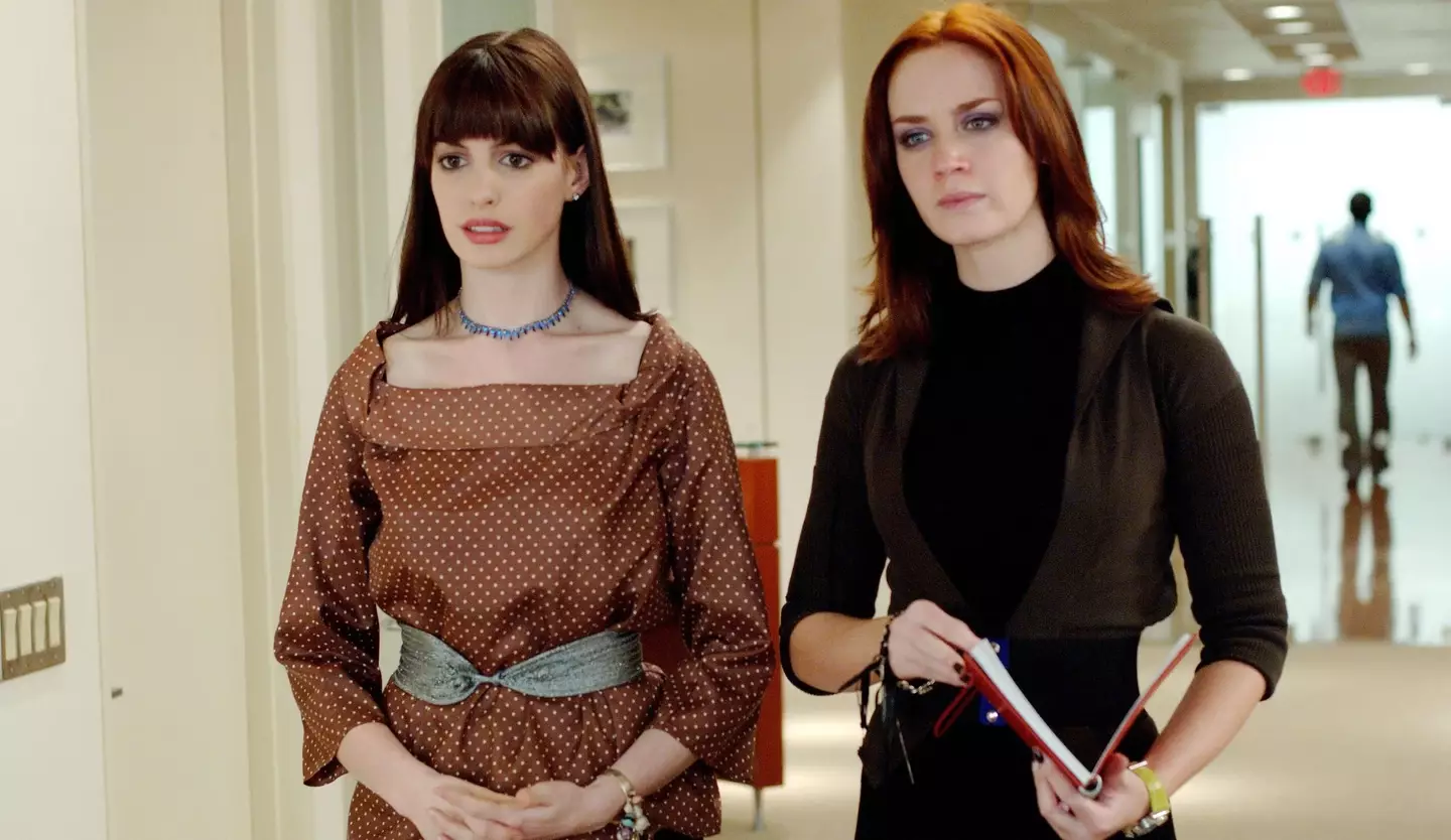 Anne Hathaway and Emily Blunt in Devil Wears Prada (20th Century Fox)