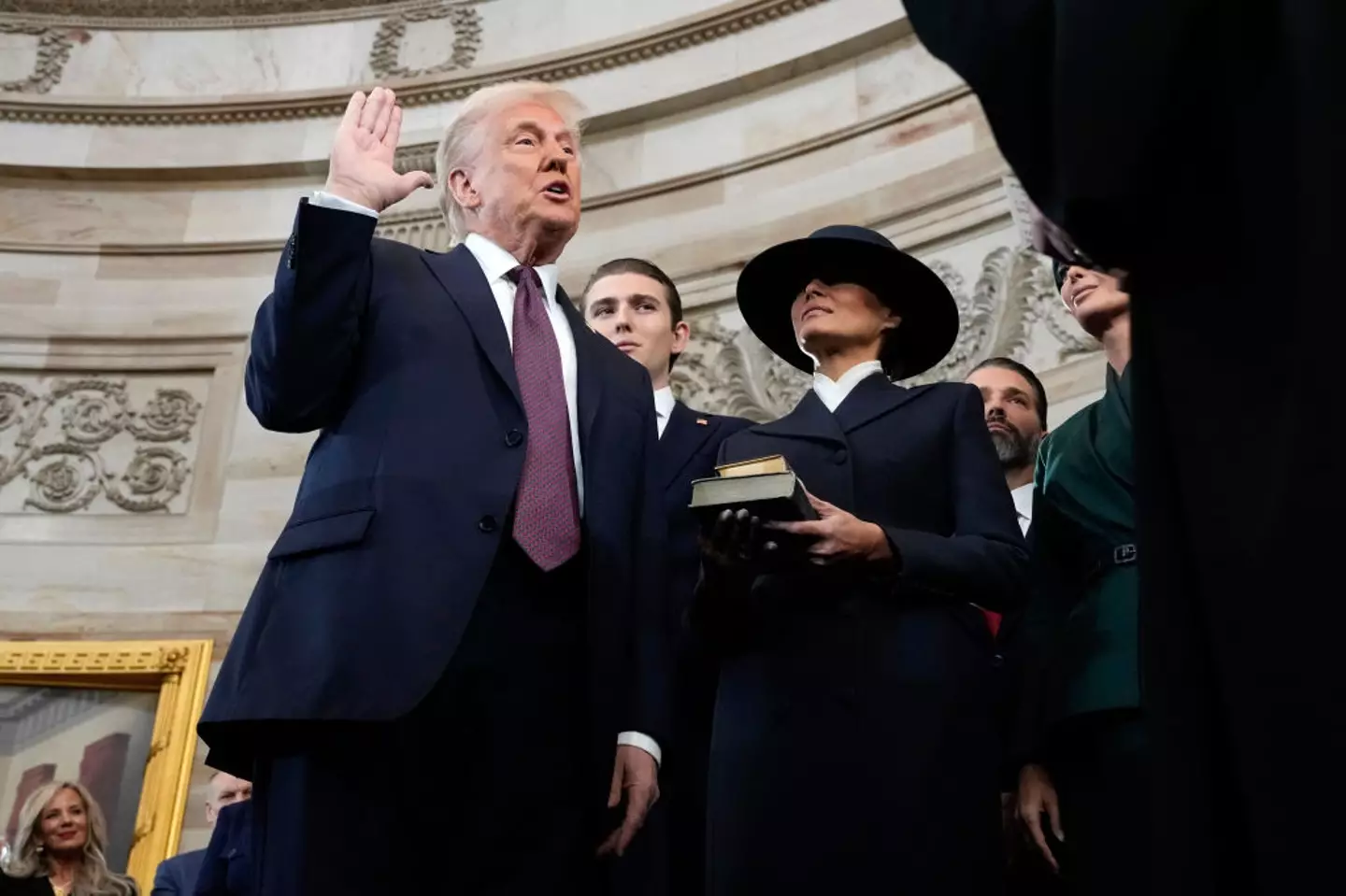 Trump's inauguration was in January this year (Morry Gash - Pool/Getty Images)