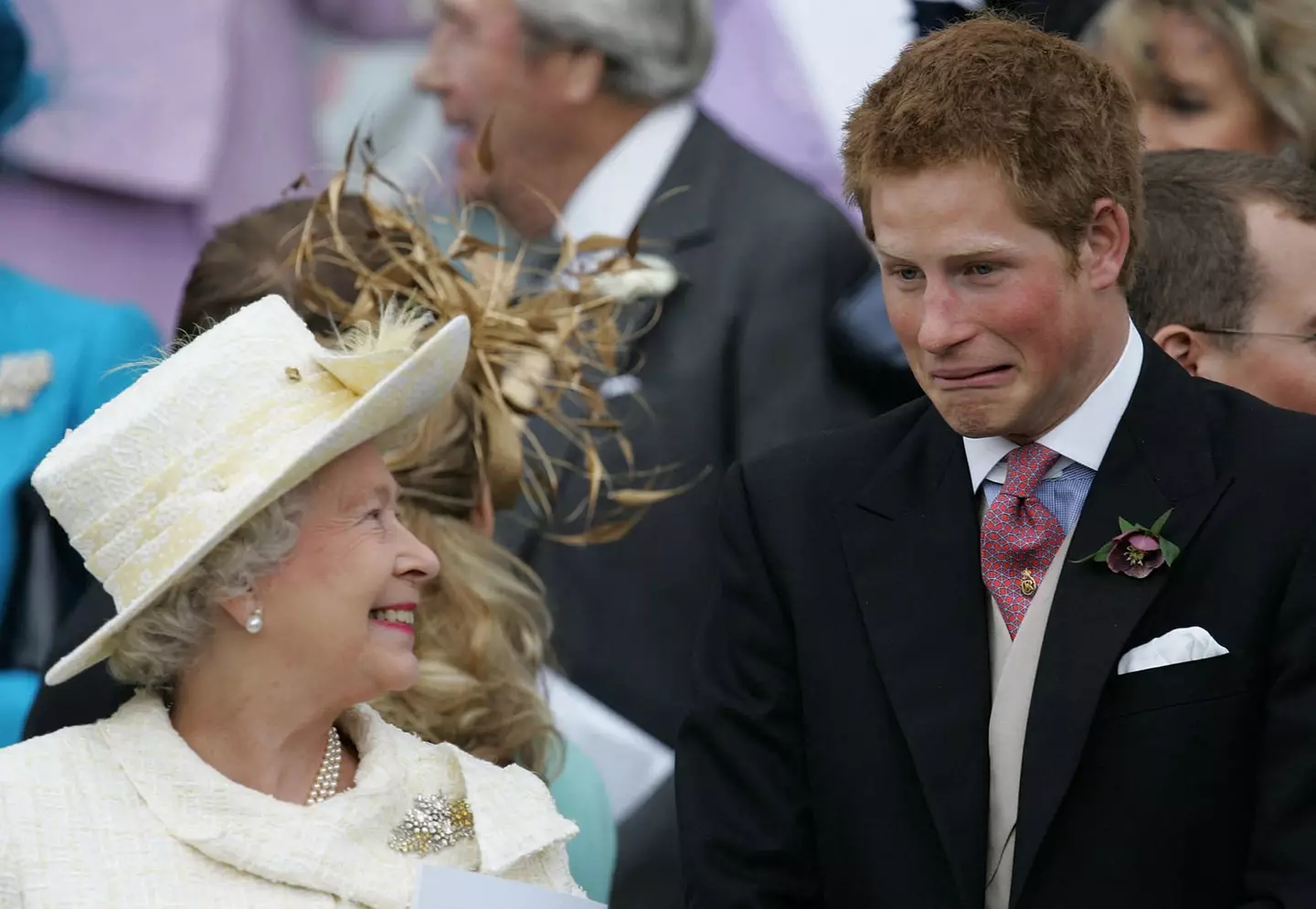 Prince Harry sparked major outrage after wearing a Nazi costume to a party back in 2005 (ALASTAIR GRANT-/POOL/AFP via Getty Images)