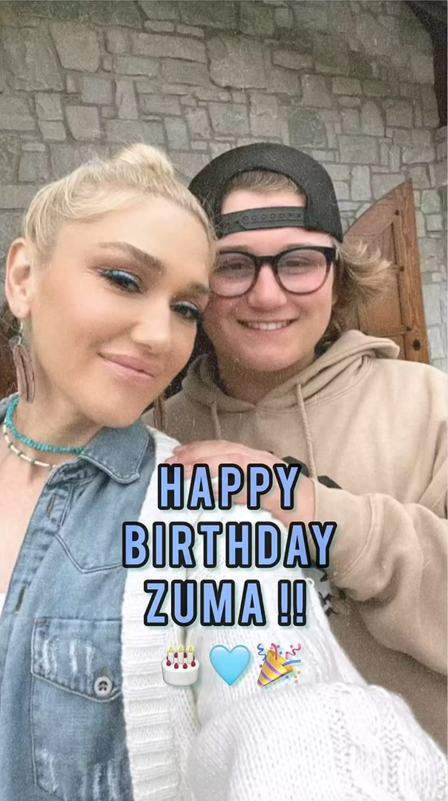 One of the several cute snaps Gwen Stefani shared of Zuma.
