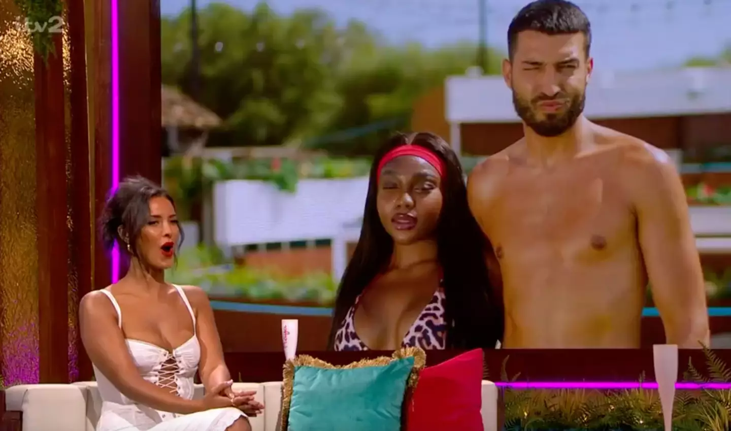 Host Maya Jama appeared shocked by her comments.