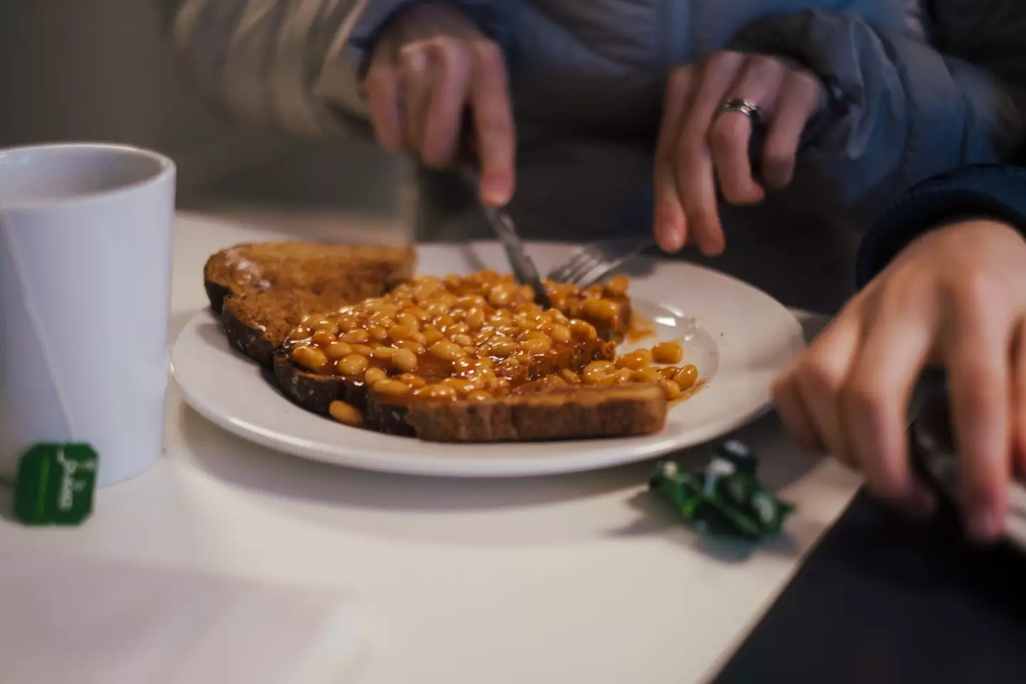 The mum said formerly cheap eats, like beans on toast, aren't cheap anymore.