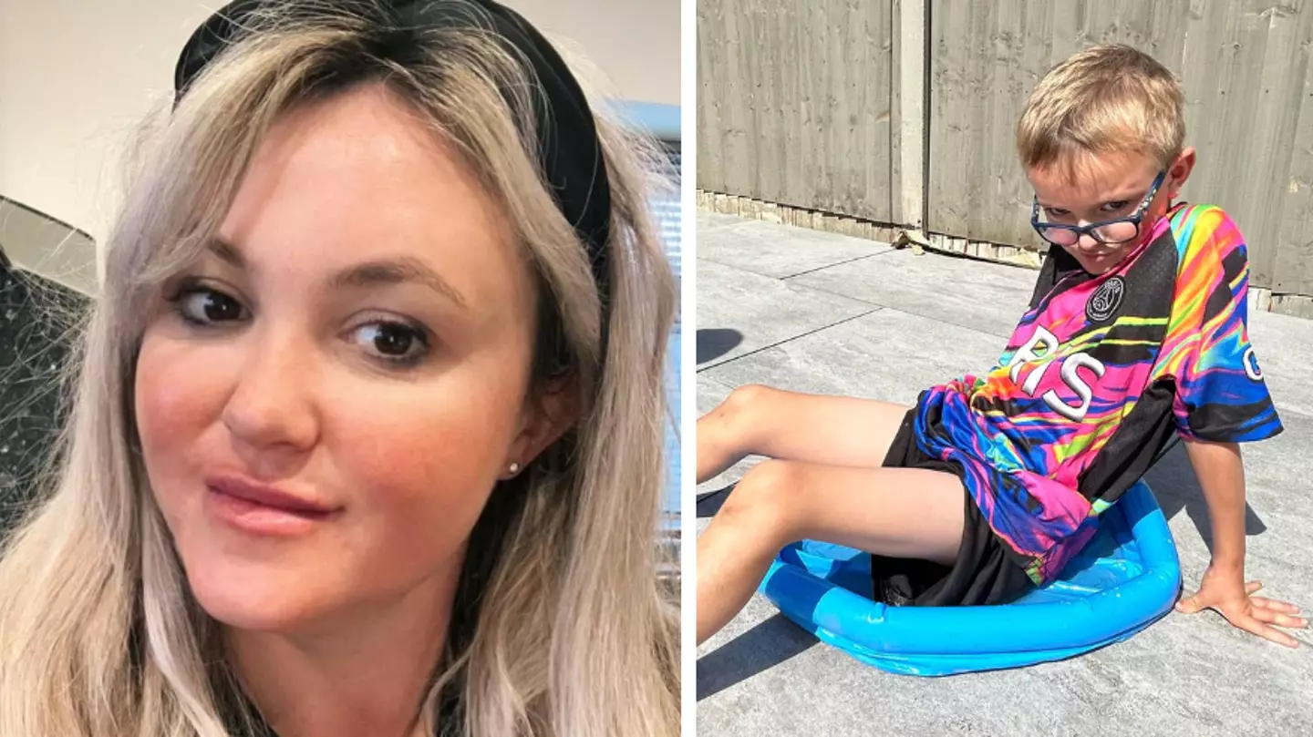 Mum left in stitches after £5 kid's paddling pool arrives