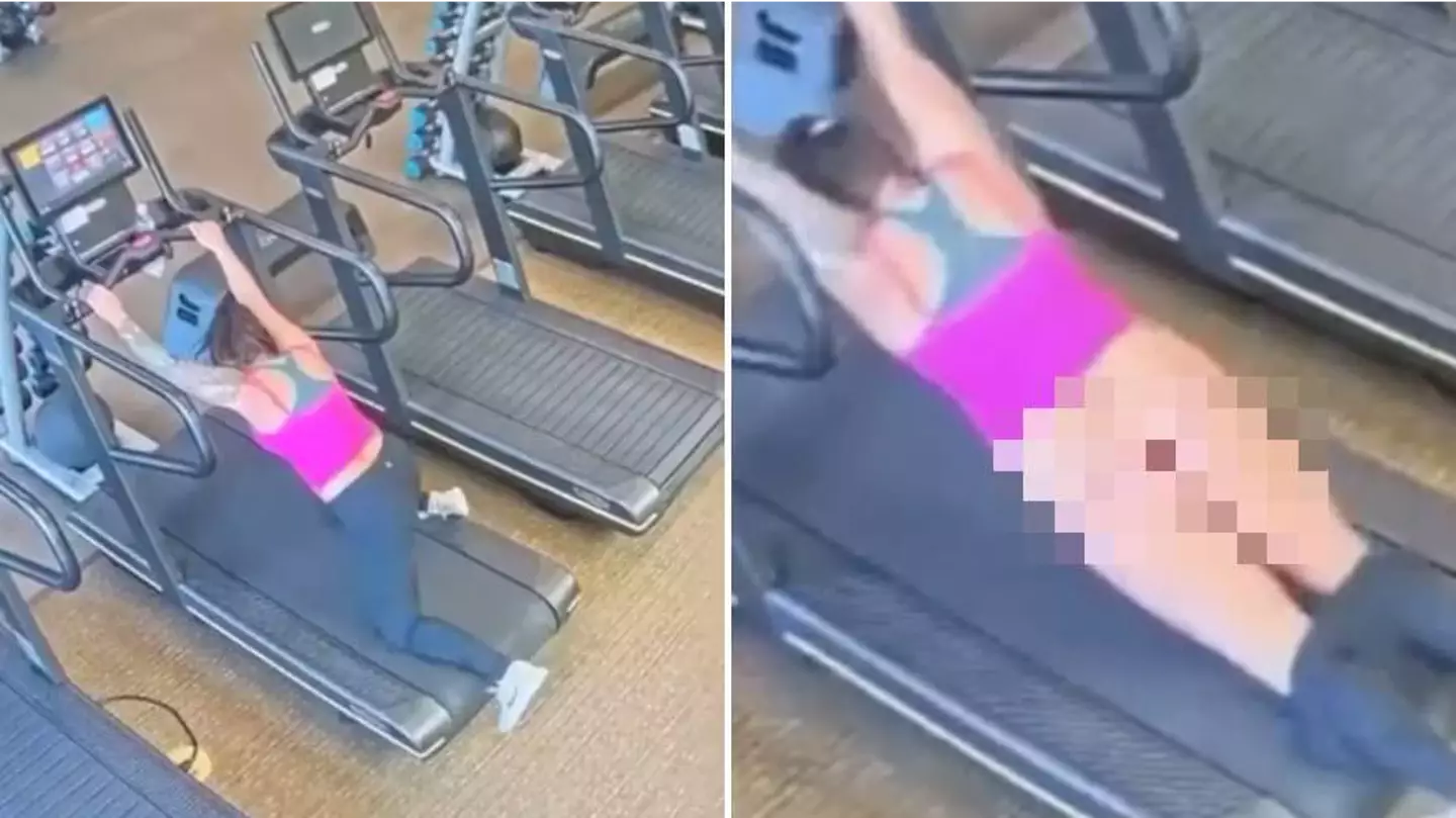 Woman whose leggings flew off on treadmill says 'it is what it is' as she finally speaks out