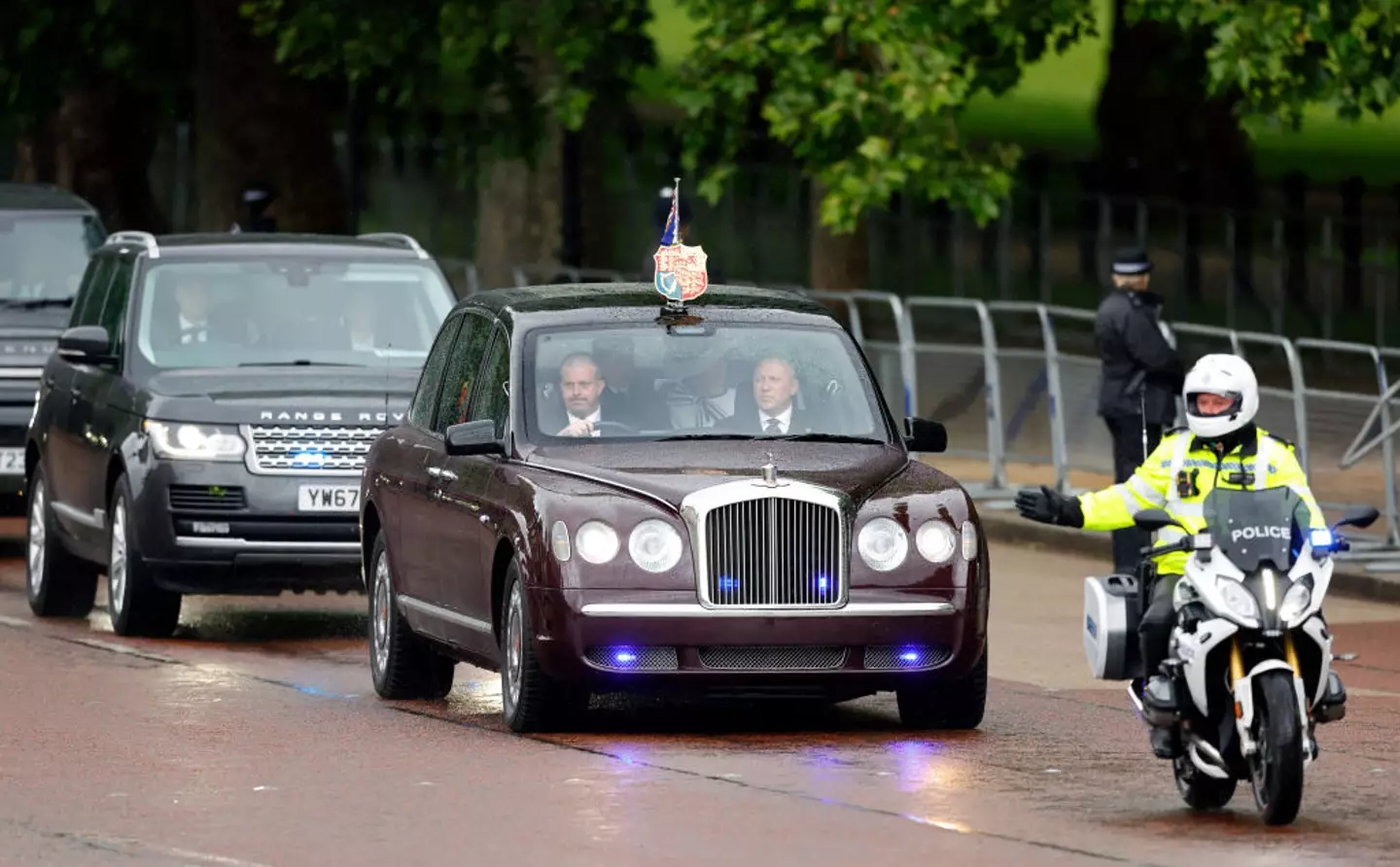 Police convoys are often used to escort Royal Family members from place to place (Max Mumby/Indigo/Getty Images)