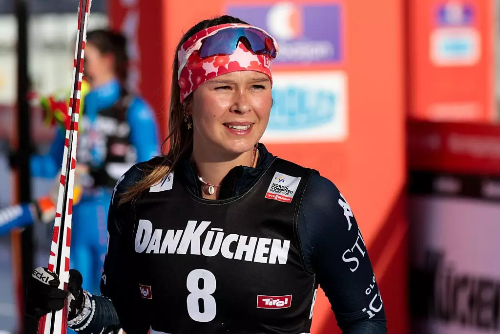 US athlete Annika Malacinski has spoken out about women being banned from Nordic combined at the Winter Olympics (Sandra Volk/NordicFocus / Contributor / Getty Images)