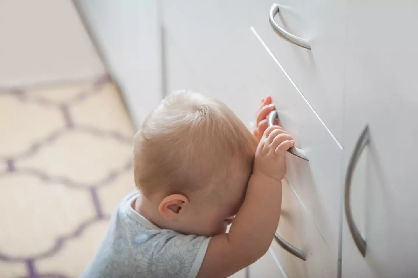 Babies often put pressure on the same part of their head (Getty Stock Images)