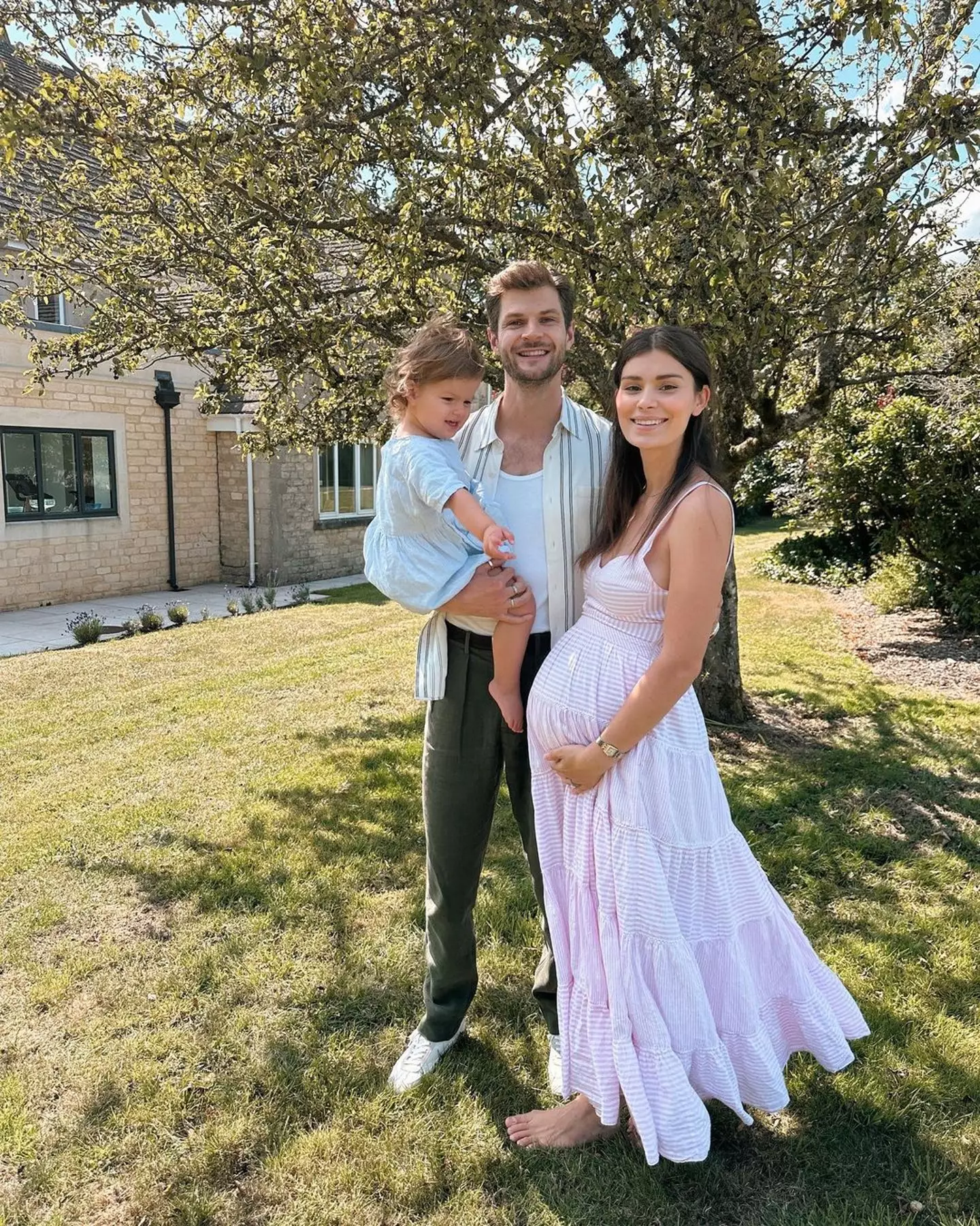 Their new son joins daughter Margot.