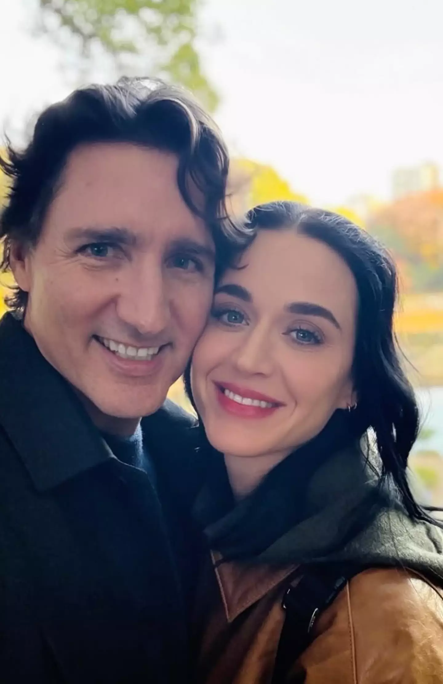 Katy included a sweet snap of her and Trudeau in her latest Instagram photo dump (Instagram/@katyperry)