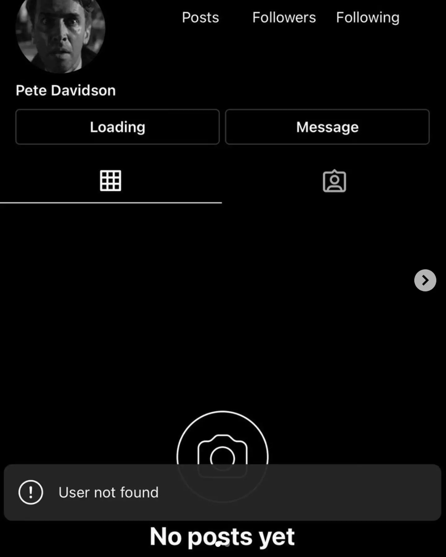 Pete Davidson's Instagram is 'unavailable' (