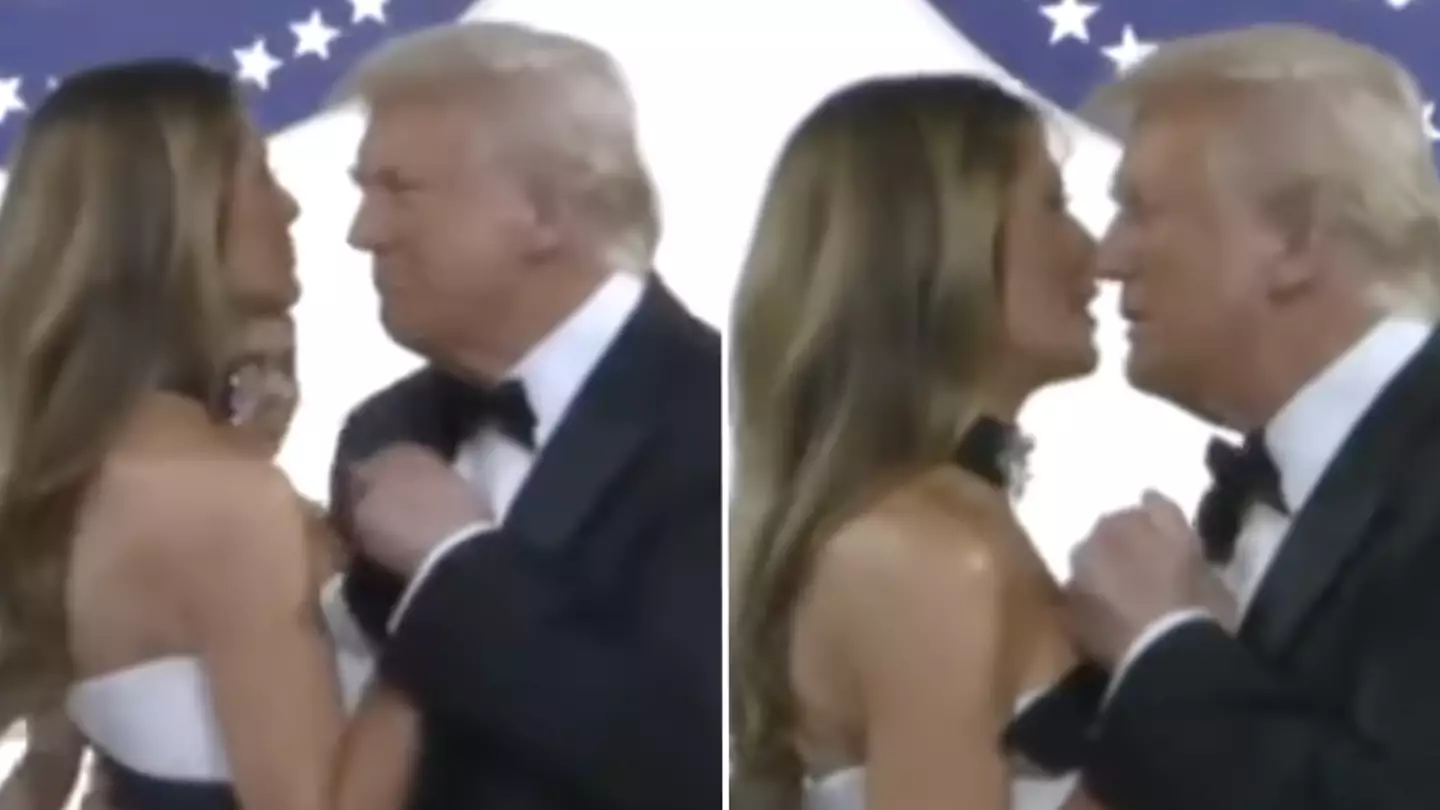 Lip reader reveals 'what Donald Trump whispered to Melania' during first dance at inaugural ball