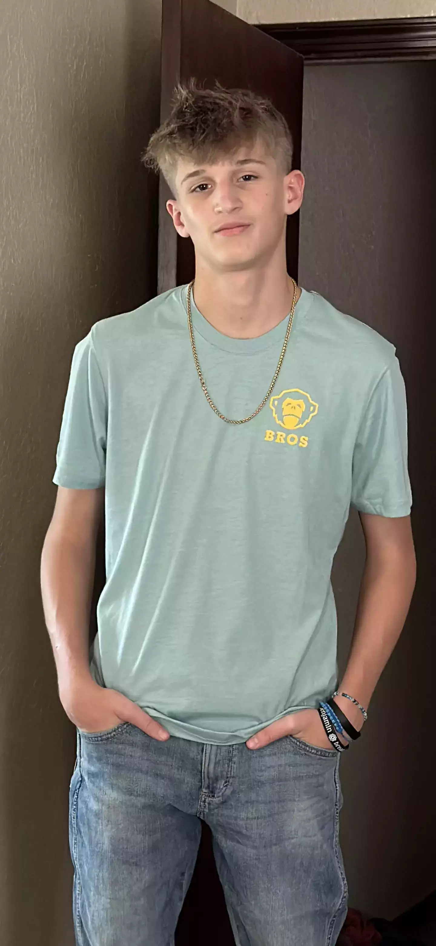 Rayce Ogdahl was checking his phone alarm when disaster struck. (Kennedy News and Media)