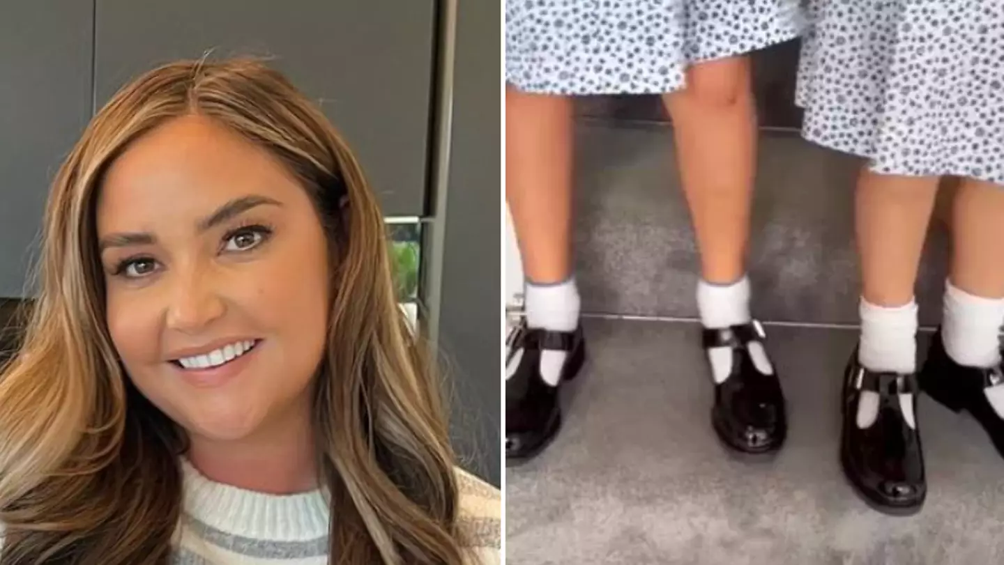 Jacqueline Jossa sparks debate over daughters' new school shoes