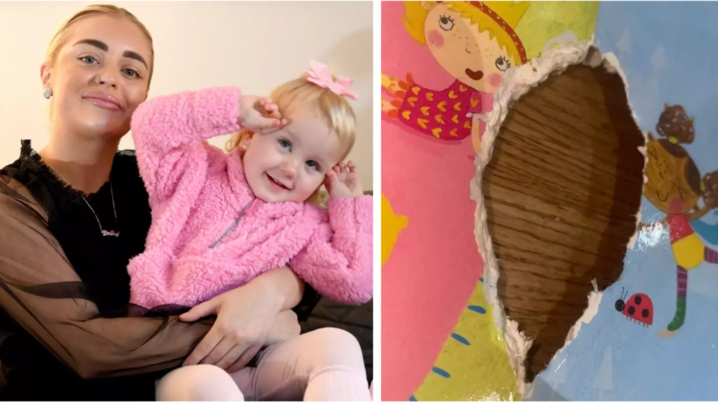 Mum pleads for help as daughter keeps eating the walls of her bedroom