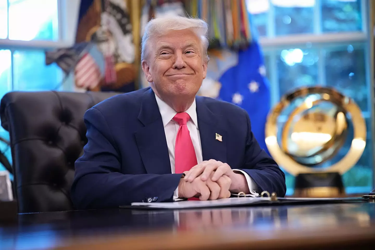 Donald Trump recently claimed the people of Europe had given him a 'nickname' (Andrew Harnik/Getty Images)