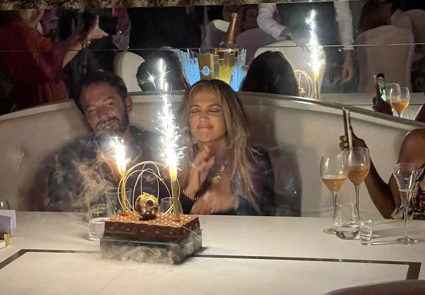 Jennifer Lopez celebrated her 52nd birthday with Ben at a fancy restaurant (