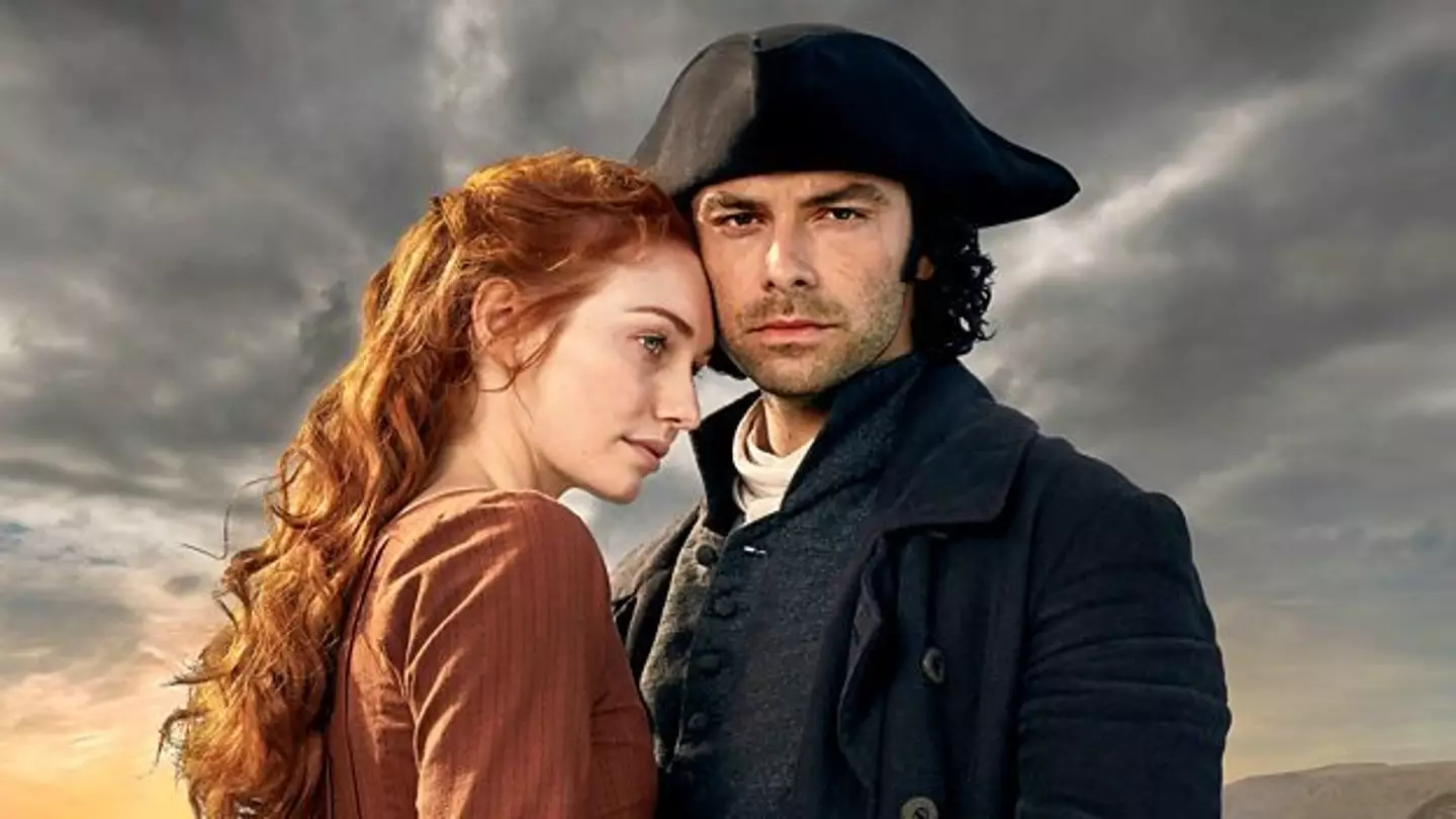 The Poldark book series is 12 novels long, while the TV adaptation covers the first seven. (BBC)