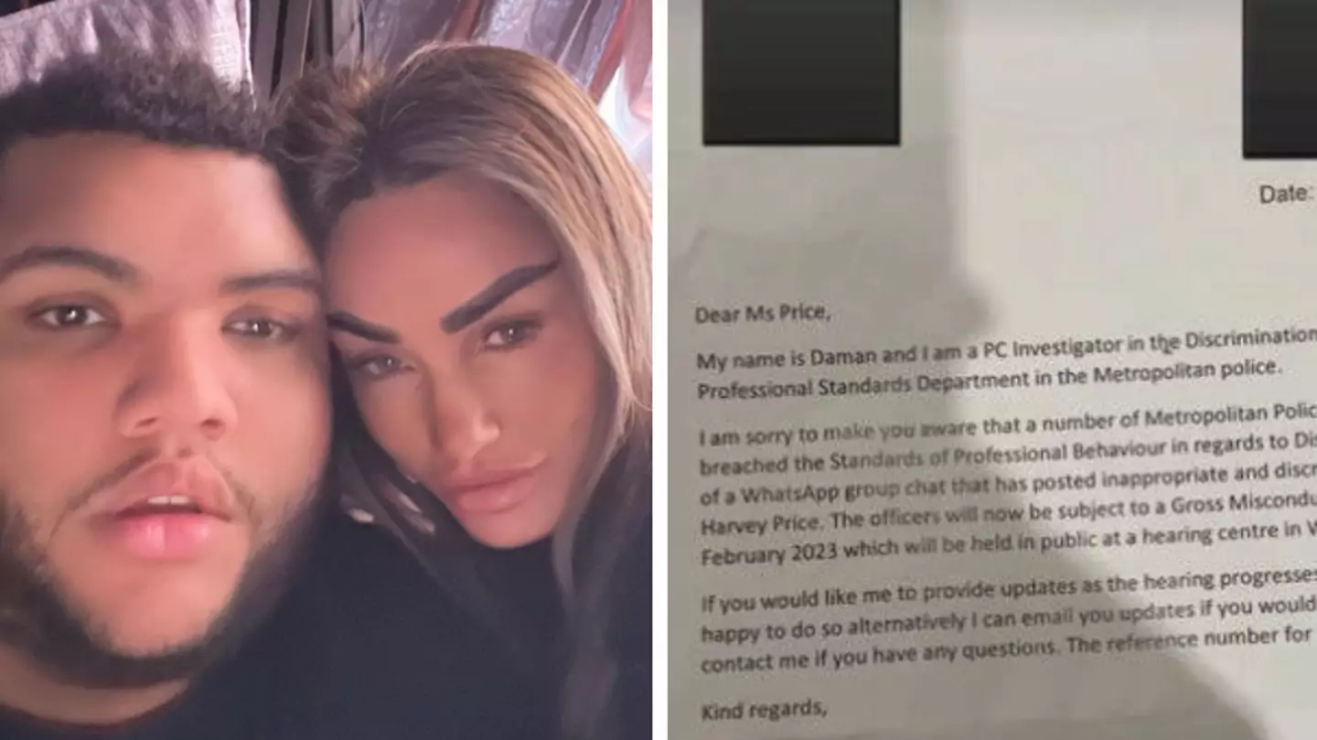 Katie Price says police are under investigation for 'sharing disgusting content’ about son Harvey
