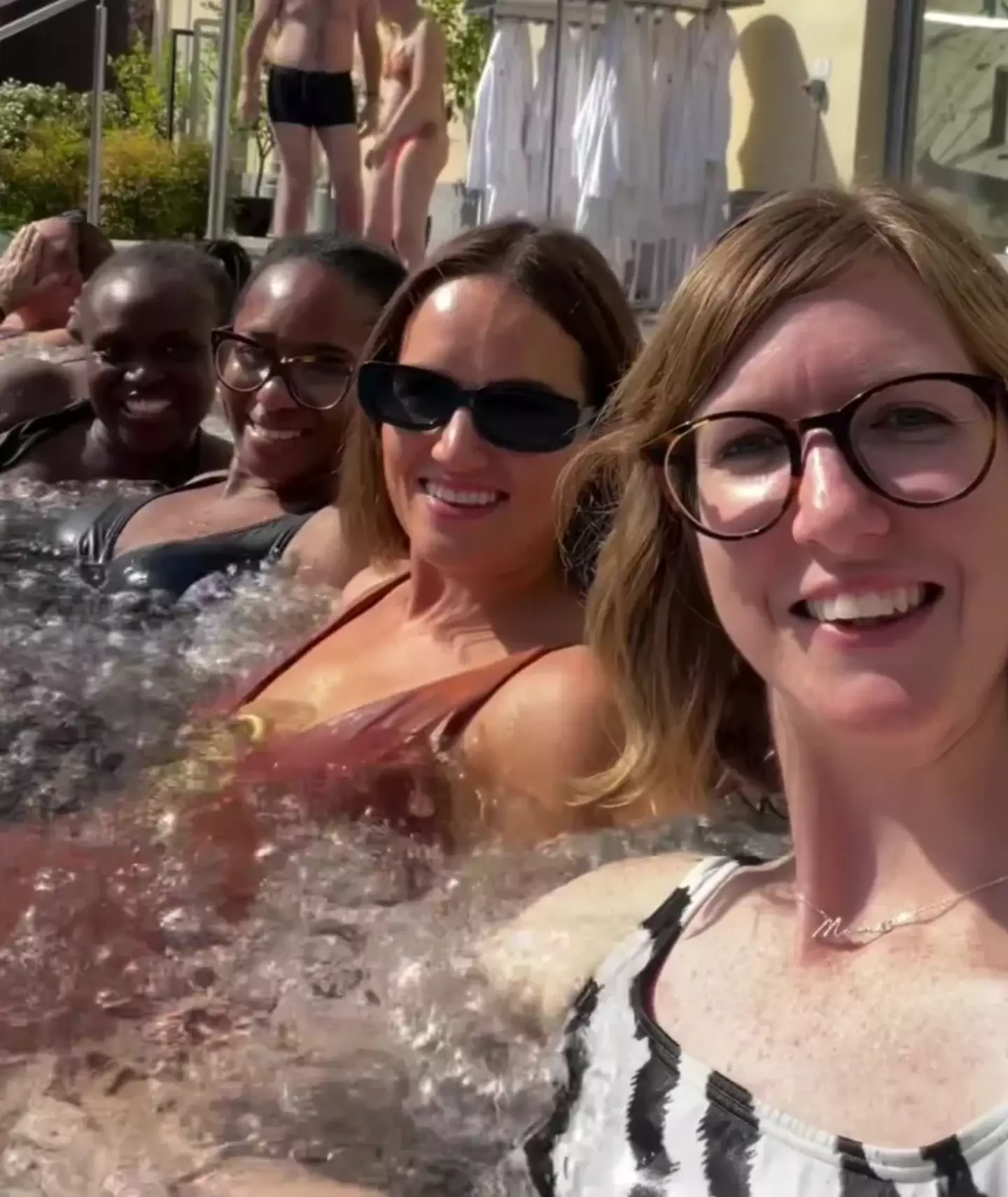 Her girl-group visited the Italian city.