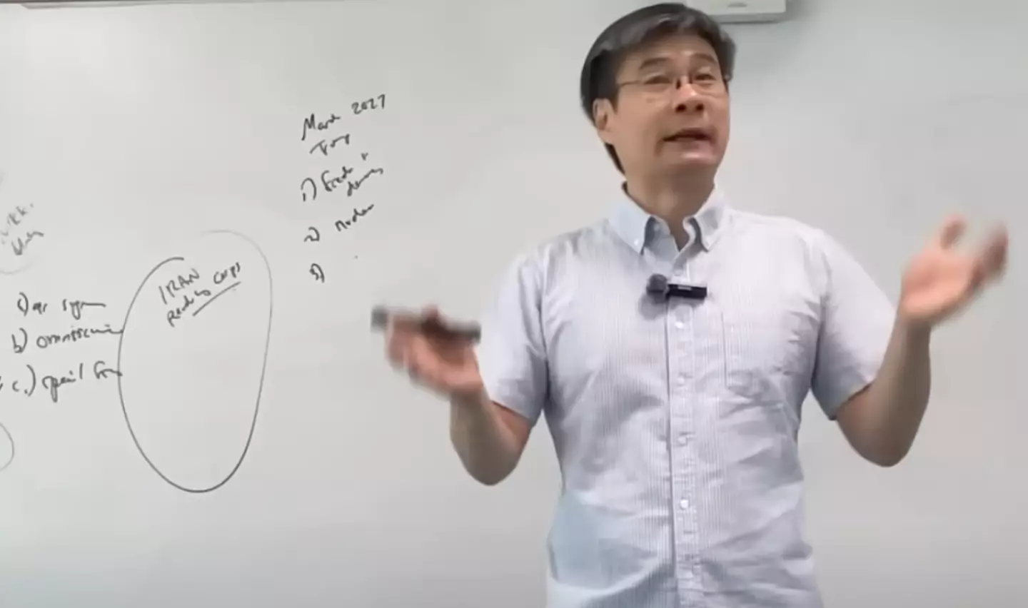 The clip has gone viral on social media as it became more relevant this week (YouTube/@PredictiveHistory)