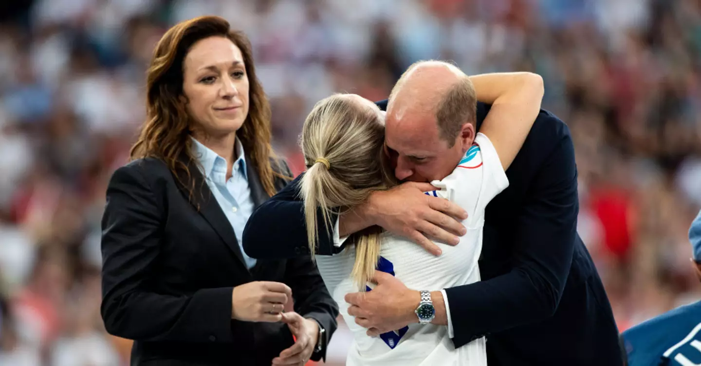 Prince William was the Lionesses biggest supporter on Sunday night.