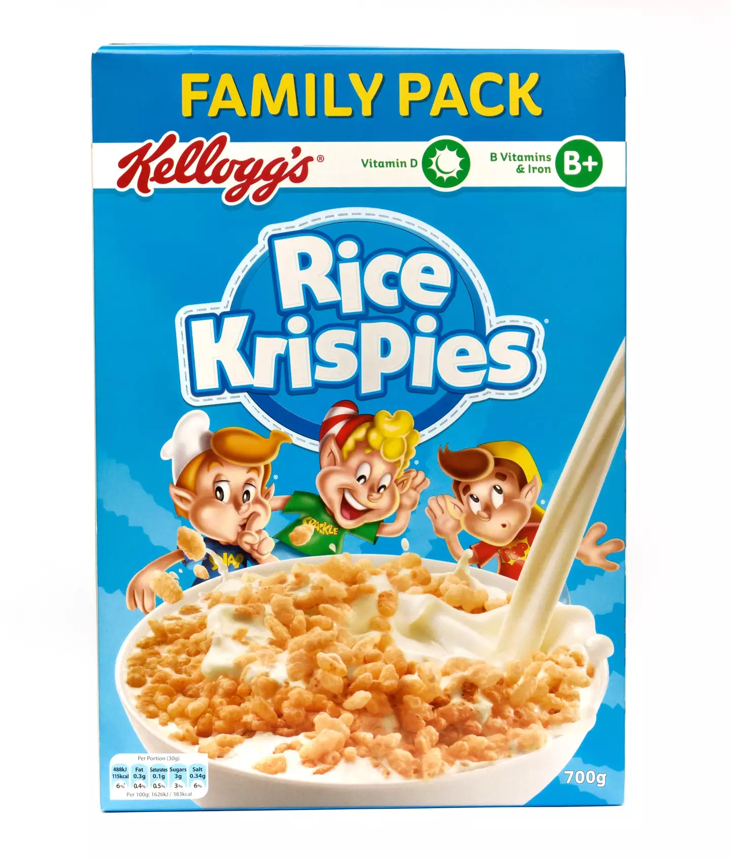 The mum said Rice Krispies are merely 'puffs of air'.
