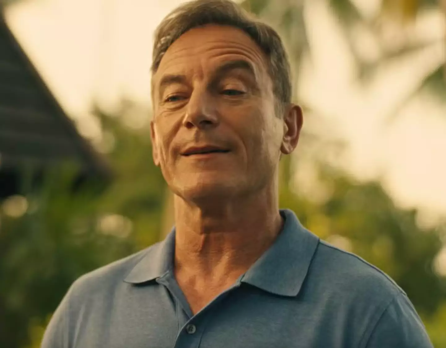 Jason Isaacs as rich businessman, Timothy Ratliff, in The White Lotus season three (HBO)