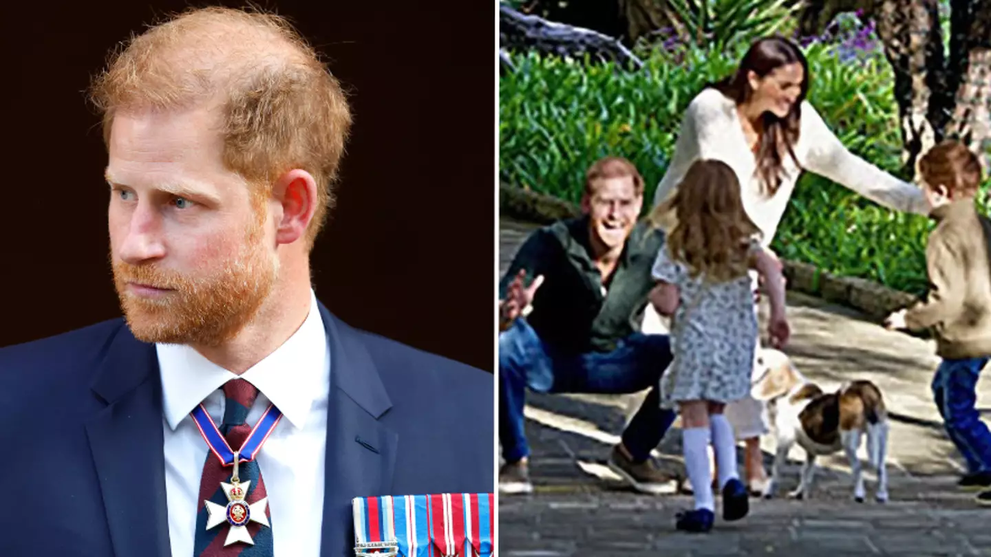 Tragic reason Prince Harry decided to hide kids' faces on Christmas card