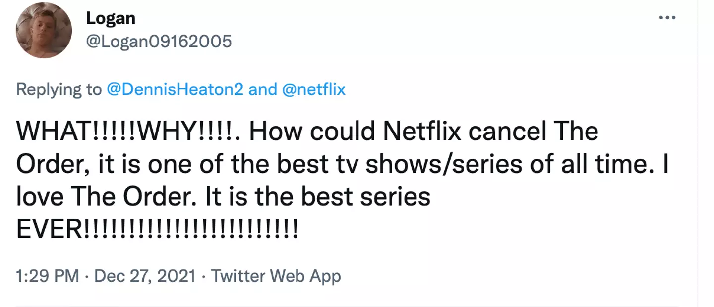 Fans are begging for more episodes of the series.